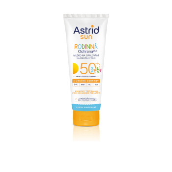 Astrid Sun OF 50 rodinné mléko na opalování, 250 ml