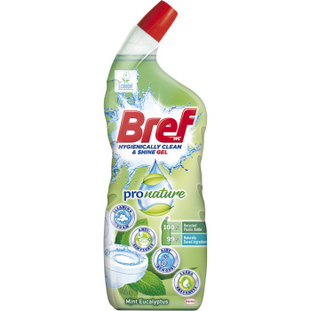 Bref WC gel Pro Nature Mint & Eucalyptus, 700 ml