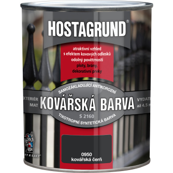 HOSTAGRUND kovářská barva S2160K, 0950 kovářská čerň