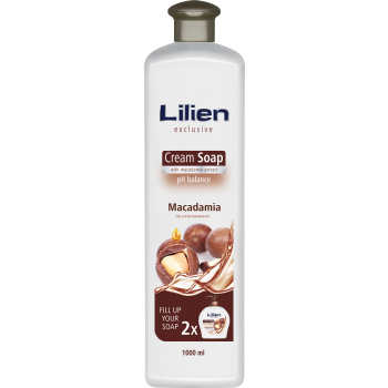 Lilien Macadamia tekuté mýdlo, náplň, 1 l
