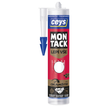 Ceys Montack lepí vše neviditelně montážní lepidlo, 315 g