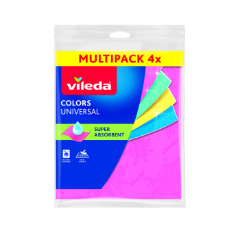 Vileda Multiquattro Colors hadřík, 4 ks