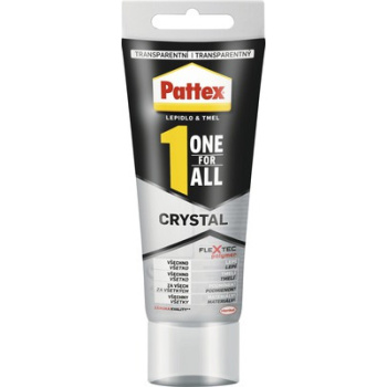 Pattex One For All Crystal univerzální montážní lepidlo transparentní, tuba 80 g