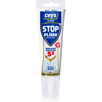 Ceys Stop Plísni sanitární silikon, bílý, tuba 125 ml