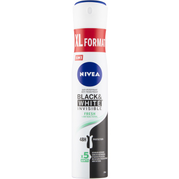 Nivea Black & White Invisible Fresh antiperspirant, 200 ml