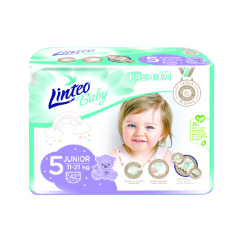 Linteo Baby Premium Junior dětské pleny 11 až 21 kg, 42 ks