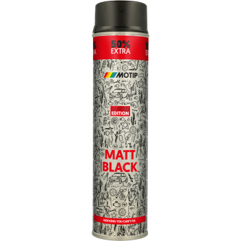 Motip Rallye univerzální akrylátový lak, černý mat, 600 ml