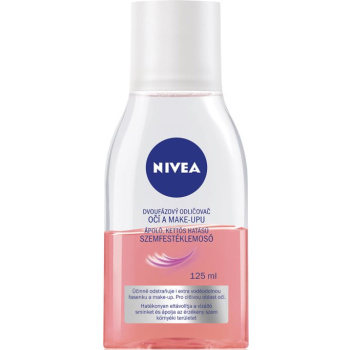 Nivea Rose Touch dvoufázový odličovač očí a make-upu, 100 ml
