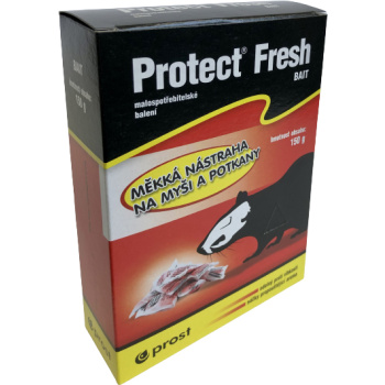 Protect Fresh Bait měkké nástrahy k hubení hlodavců v sáčcích, 150 g