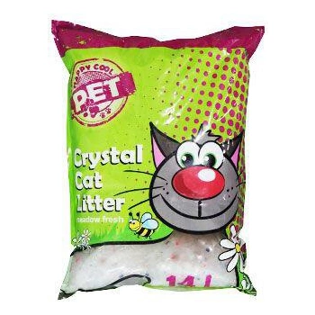Silica Happy Cool Pet Meadow Fresh silikonové stelivo s vůní, 14 l