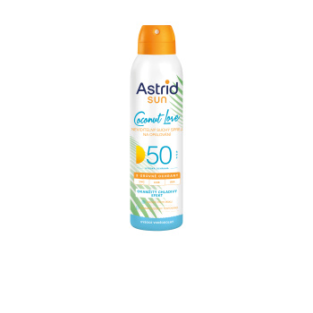Astrid neviditelný suchý sprej na opalování OF 50, 150 ml