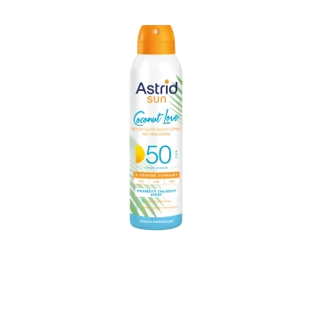 Astrid neviditelný suchý sprej na opalování OF 50, 150 ml