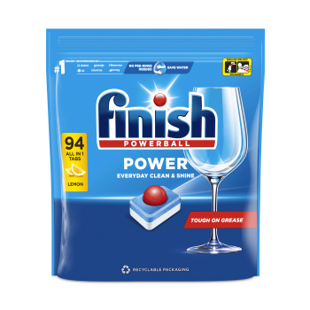 Finish tablety do myčky All in 1 Max Lemon, 94 ks