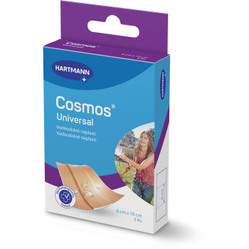 Hartmann Cosmos voděodolná náplast, 6× 10 cm, 5 ks