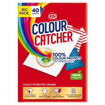 K2R Colour Catcher prací ubrousky proti obarvení prádla, 40 ks