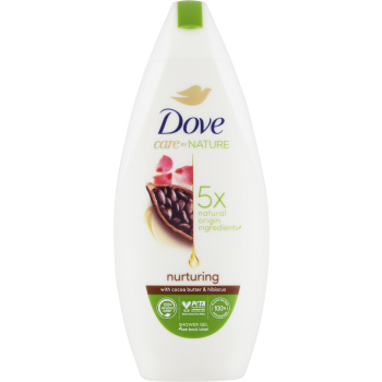 Dove sprchový gel Nurturing Kakao a Ibiškový květ, 225 ml