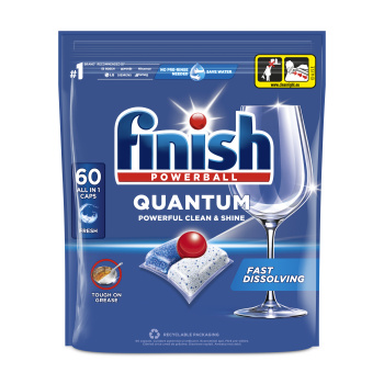 Finish tablety do myčky Quantum All in 1, 60 ks
