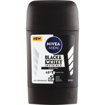 Nivea Men antiperspirant Black & White Invisible Original, 40 ml