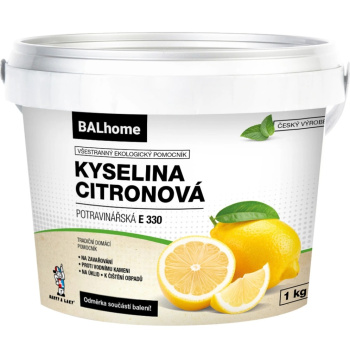 BALhome kyselina citronová potravinářská E 330, 1 kg