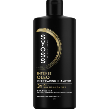 Syoss Oleo Intense šampon na suché a matné vlasy, 440 ml