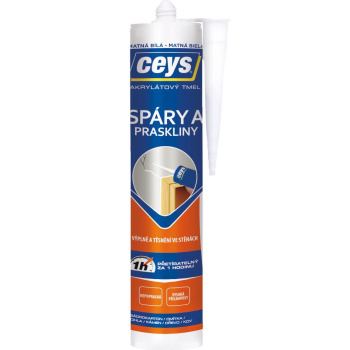 Ceys akrylátový tmel na spáry a praskliny, bílá matná, 280 ml