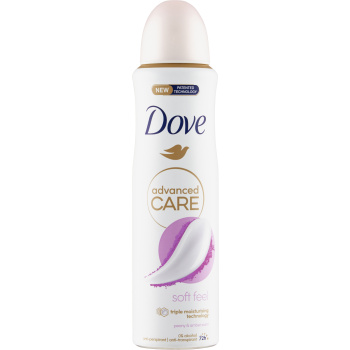 Dove Advanced Care Soft Feel antiperspirant ve spreji 150 ml