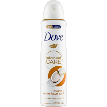 Dove Advanced Care Kokos antiperspirant sprej, 150 ml