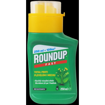 Roundup FAST koncentrát herbicid k hubení plevele, 250 ml