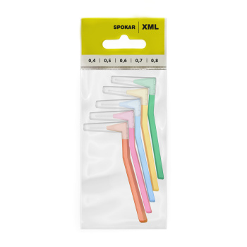 Spokar XML mezizubní kartáčky, sada velikostí 0,4 – 0,8 mm, 5 ks