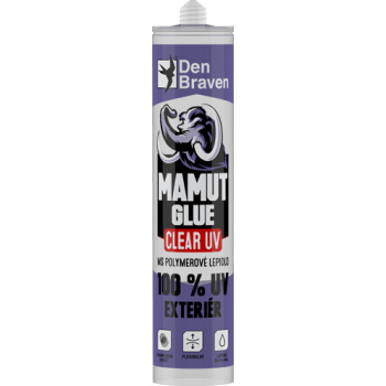 Den Braven Mamut Glue Clear 100 %  UV Exteriér transparentní lepidlo, 290 ml