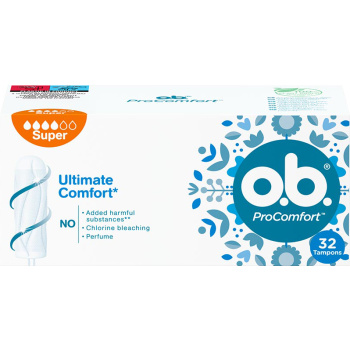 O.B. ProComfort Super tampony, 32 ks