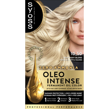 Syoss Oleo Intense barva na vlasy Popelavá blond 10-50