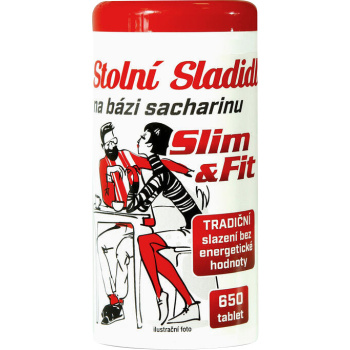 FAN SACHARIN tabletové sladidlo 650 tablet, 39 g