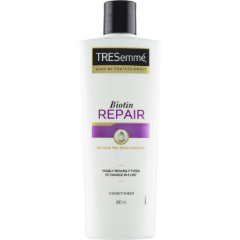 TRESemmé kondicionér pro poškozené vlasy Repair Biotin, 400 ml