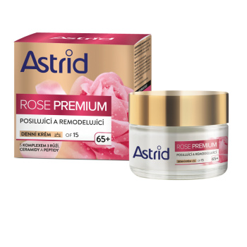 Astrid Rose Premium 65+ posilující a remodelující denní krém OF15, 50 ml