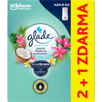 Glade náplň osvěžovače vzduchu Touch Fresh Exotic Tropical Blossoms 3× 10 ml