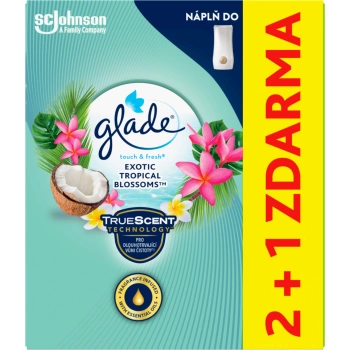 Glade náplň osvěžovače vzduchu Touch Fresh Exotic Tropical Blossoms 3× 10 ml