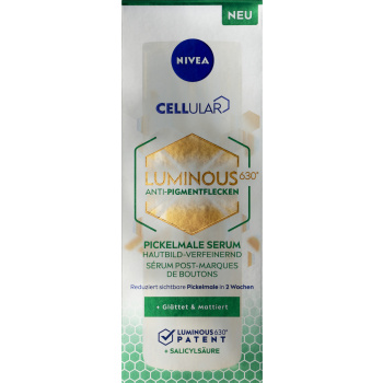 Nivea Cellular Luminous630 Sérum proti pigmentovým skvrnám po akné 30 ml