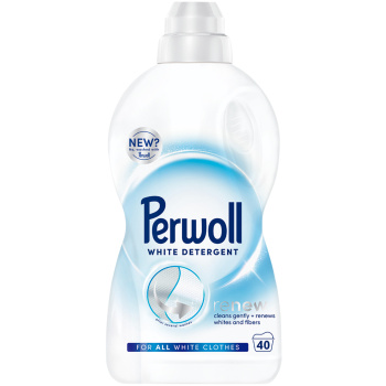 Perwoll prací gel Renew White na bílé a světlé, 40 praní, 2000 ml