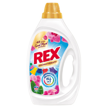 REX prací gel Aromatherapy Orchid Color 20 praní, 900ml