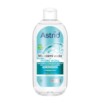 Astrid micelární voda X-Cell 3v1 na tvář, oči a rty, 400 ml