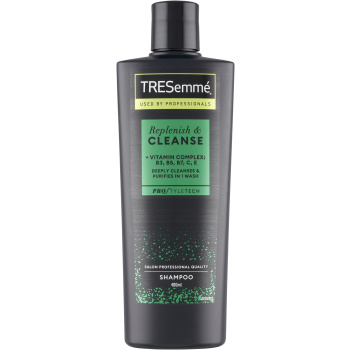 TRESemmé Replenish & Cleanse šampon na vlasy s vitamíny na mastné vlasy, 400 ml