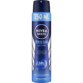 Nivea Men Fresh Active deodorant ve spreji, 250 ml