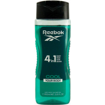 Reebok Men Cool Your Body sprchový gel 4v1, 400 ml