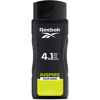 Reebok Men Inspire Your Mind sprchový gel 4v1, 400 ml