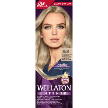 Wella barva na vlasy Wellaton Intense 10/81 ultra světlá popelavá blond, 110 ml
