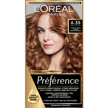 L'oreal Paris Préférence barva na vlasy, světlý kaštan 6.35