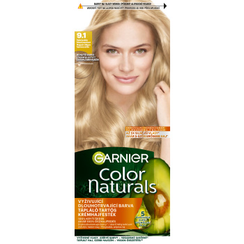 Garnier Color Naturals barva na vlasy, velmi světlá blond 9.1