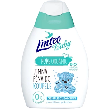 Linteo Baby Pure Organic jemná pěna do koupele, 250 ml
