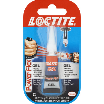 Loctite Super Bond Power Flex univerzální sekundové lepidlo, 2 g